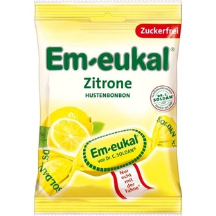EM-EUKAL Caramelle al limone senza zucchero 75 g