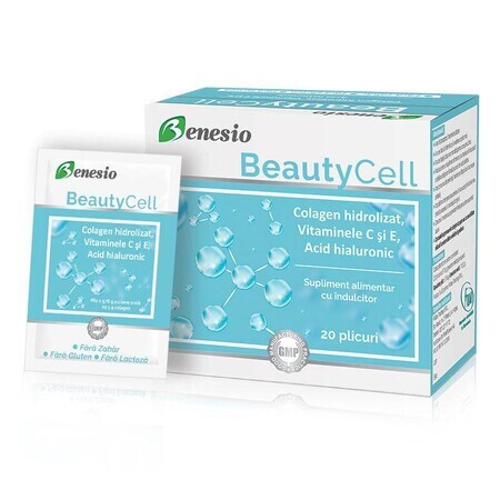 BeautyCell Colágeno 5 g x 20 sobres, Benesio 