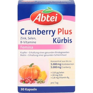 ABTEI Pompoen Plus Veenbes Capsules 30 Capsules