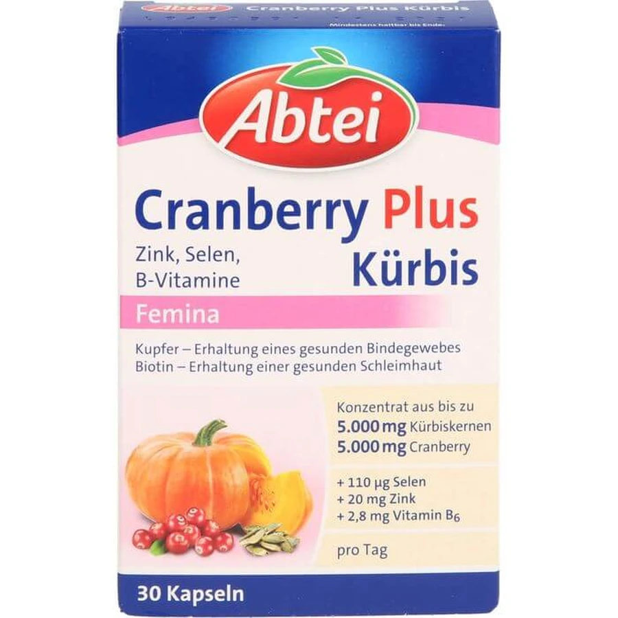 ABTEI Pompoen Plus Veenbes Capsules 30 Capsules