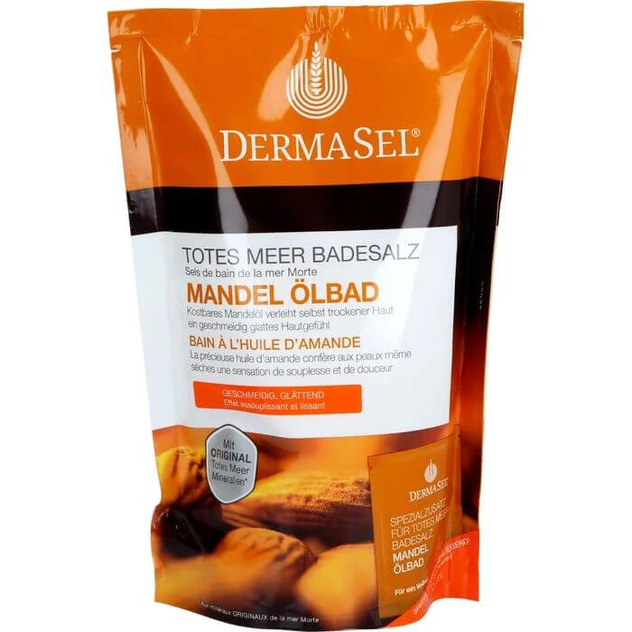 DERMASEL Săruri de baie de la Marea Moartă+Almond SPA 1 P