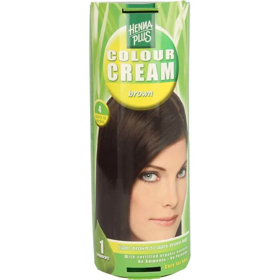 HENNAPLUS Cremă de culoare maro 4 60 ml