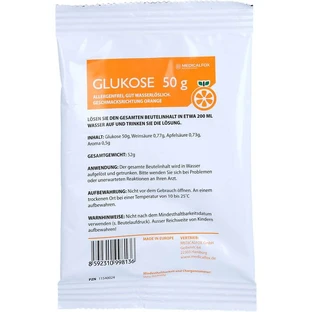 GLUKOSE 50 g Orange Plv.z.Her.Her.Lsg.z.Oral 50 g