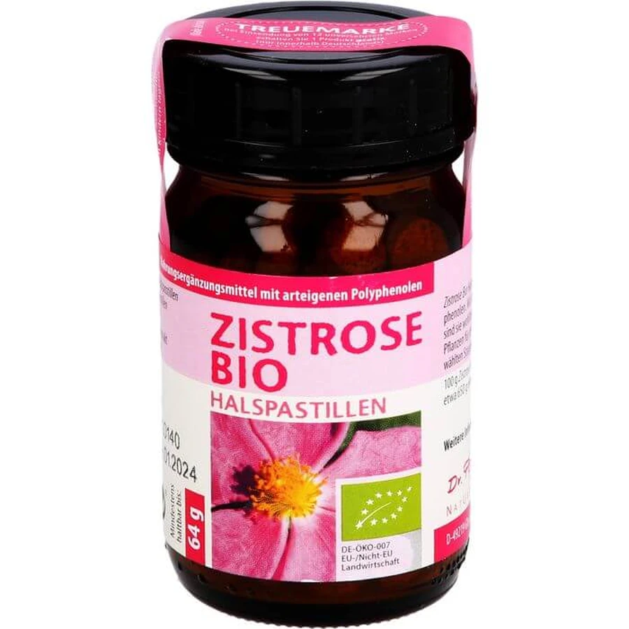 ZISTROSE BIO keelpastilles 132 st.