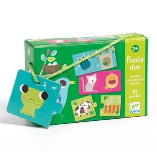 Puzzle dúo Djeco Habitat