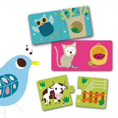 Puzzle dúo Djeco Habitat