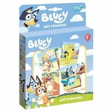 Zestaw kreatywny z okrągłymi i płaskimi markerami, Bluey, Totum