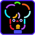 Geobonhomme game with magnets Djeco