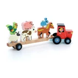 Animal transportation truck - Wooden stacking toy - Vilac