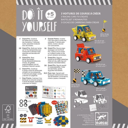Gioco creativo Gran Premio di bricolage, Djeco