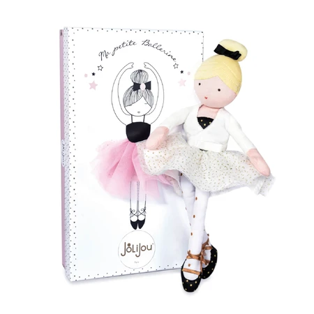 Ballerina Anais, 35 cm, tessuto, bianco