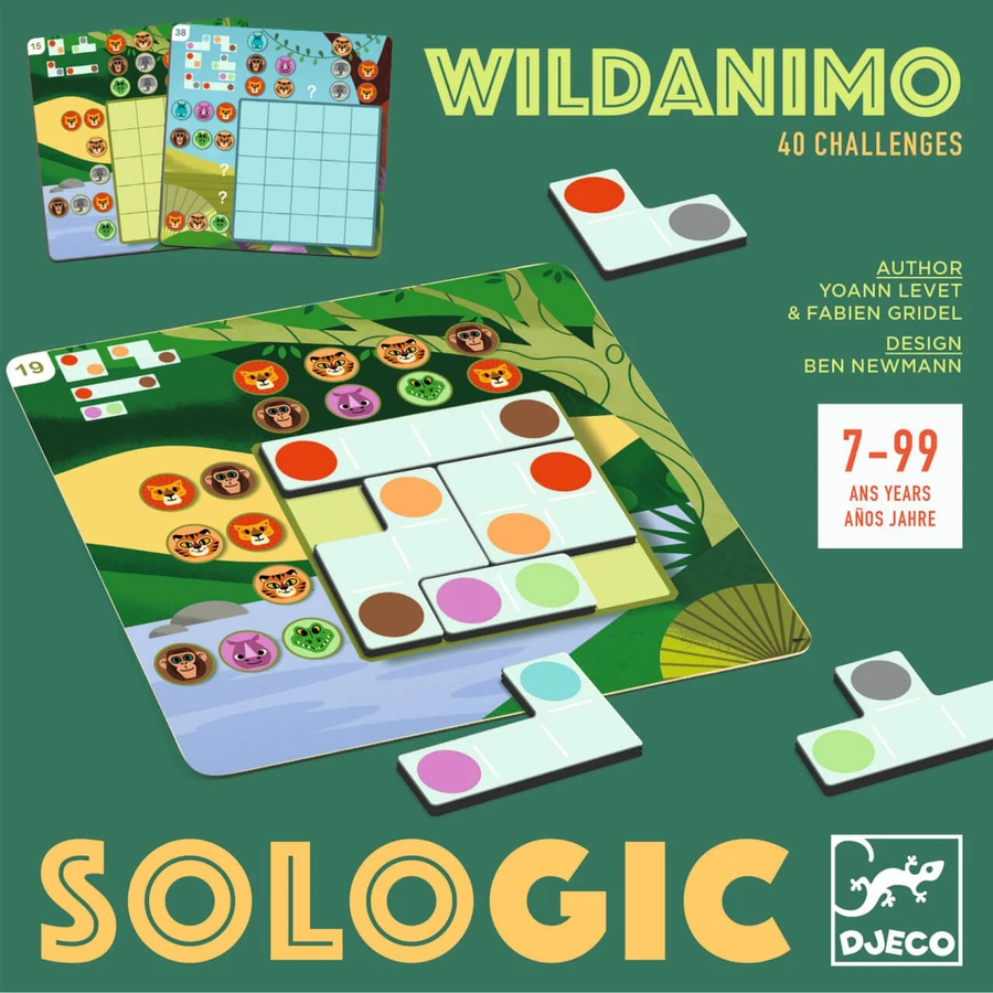 Joc de logica, Animale salbatice, Djeco
