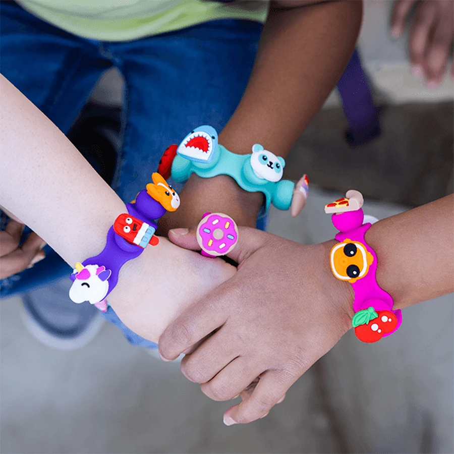Plip Bedels pop-it Plip Bedels armband en ring, turkoois