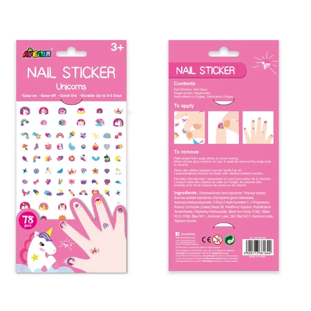 Autocollants pour ongles - Licornes