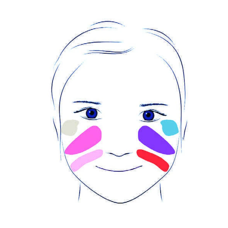 Colores de maquillaje no alergénicos Djeco, pastel