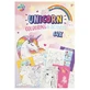 Libro de actividades para colorear, unicornios, A4, 64 páginas, Moxy