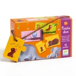Dúo de puzzles Djeco Madre y pollo