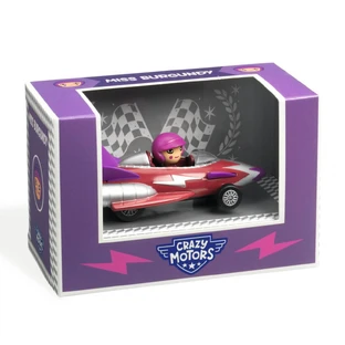 Miss Burgundy racewagen, Crazy Motors collectie, Djeco