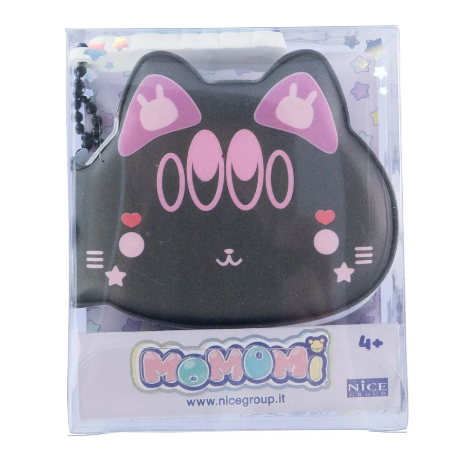 Momomi mini agenda - kitty sleutelhanger, zachte agenda met ketting