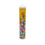 Plus-Plus construction set, 240 pieces tube, Tropical Mix, tropical colors