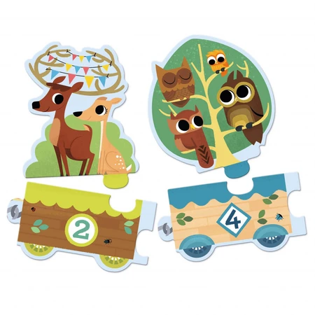 Puzzle Djeco, Aprende a contar