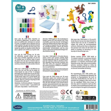 Zestaw kreatywny koralików Aquabeads - Zwierzęta i ptaki - Sentosphere: ceny i cechy