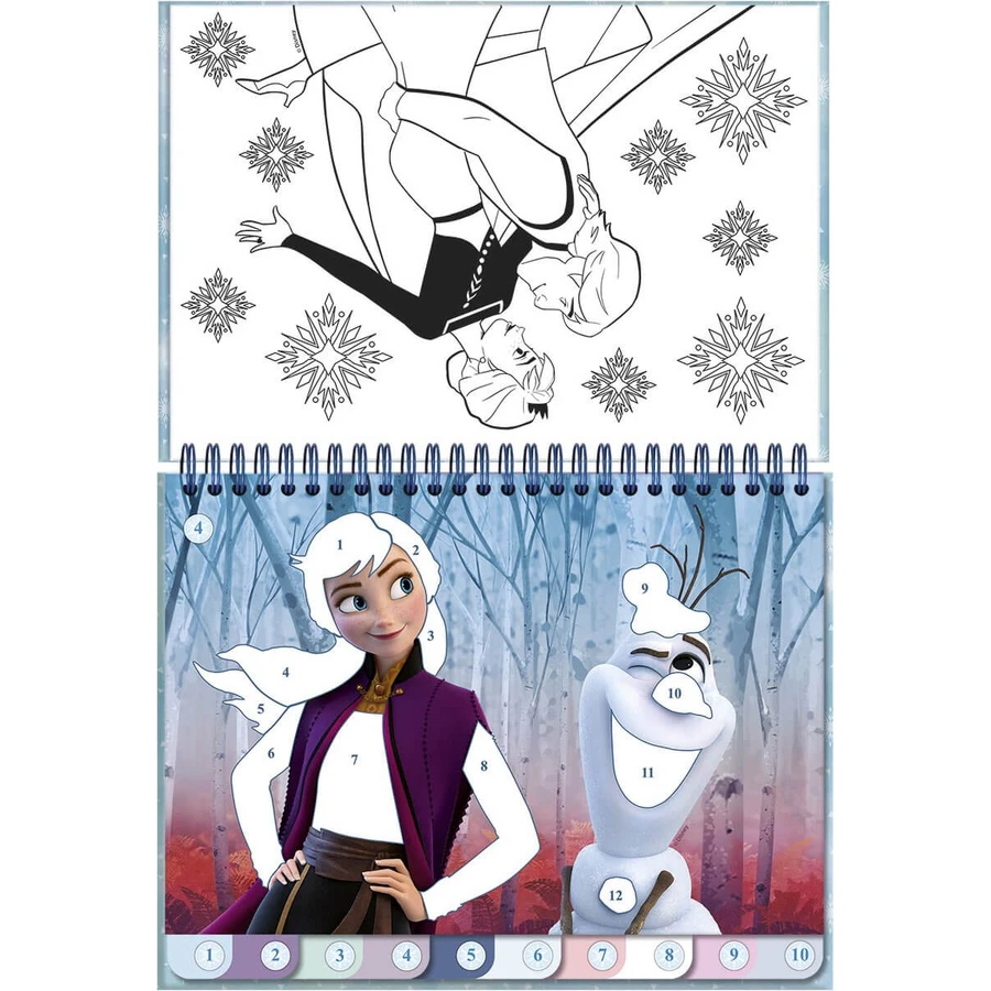 Zestaw kreatywny z naklejkami, naklejkami z cyframi, Disney Frozen: ceny i cechy