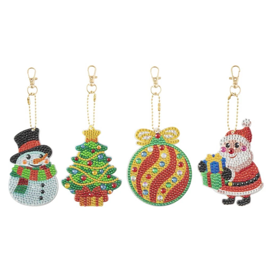 Set creativ DIY, Breloc cu tematica de Craciun