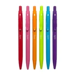 Bright Writers retractable colored pens - set of 6