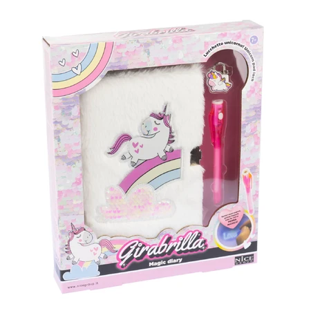 Girabrilla Secret Diary - Magic Unicorn - długopis z niewidzialnym tuszem i kłódką: ceny i cechy