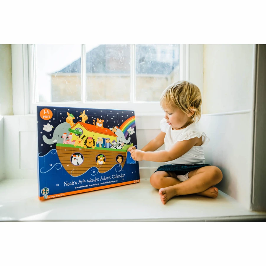 Arche de Noé Jouet Montessori, Calendrier de l'Avent Jouets Orange Tree