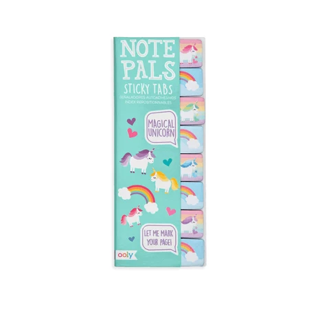 Set of index and self-adhesive notes, Note Pals Magic Unicorns