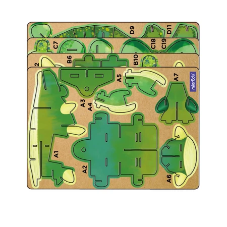 3D-Sound-Puzzle - Ankylosaurus, Build 'n' Sound