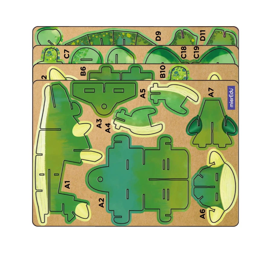 3D-Sound-Puzzle - Ankylosaurus, Build 'n' Sound