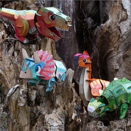 3D-Sound-Puzzle - Ankylosaurus, Build 'n' Sound