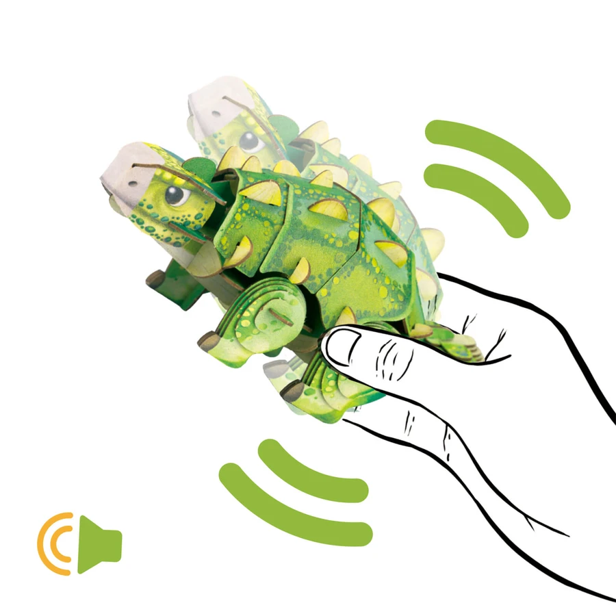 3D-Sound-Puzzle - Ankylosaurus, Build 'n' Sound