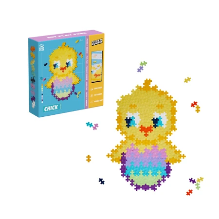 Puzzle pe numere Plus-Plus, 250 piese, Pui