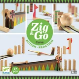 Zig and Go Djeco, zestaw konstrukcyjny z 27 elementami, największa piłka