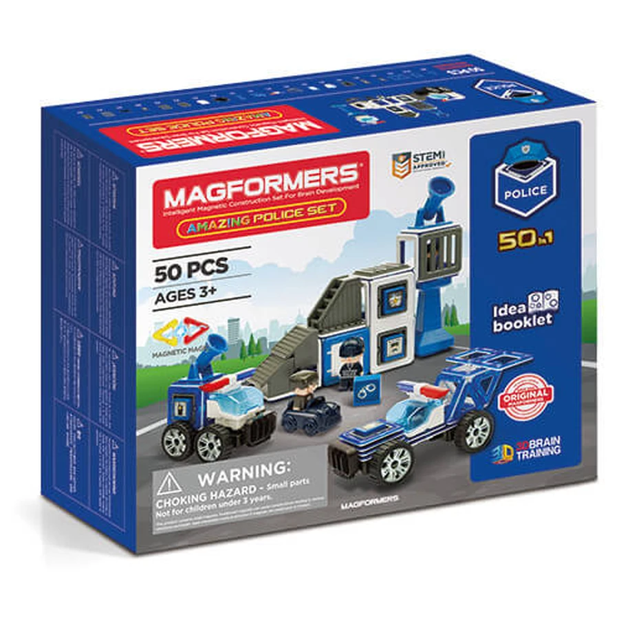 Magformers magnetic set, the amazing police set