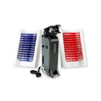 Przenośny mikroskop LED i UV z adapterem do smartfona, zawiera 24 przygotowane szkiełka, powiększenie 100-250x, MicroFlip: ceny i cechy