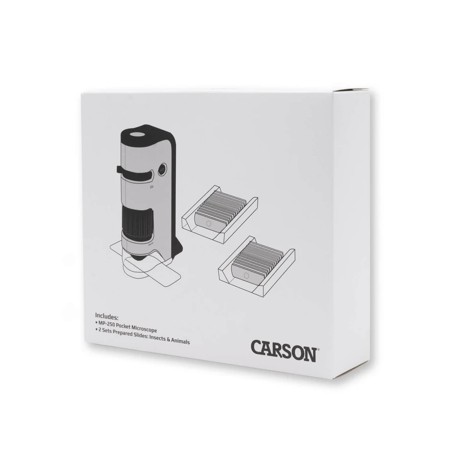 Przenośny mikroskop LED i UV z adapterem do smartfona, zawiera 24 przygotowane szkiełka, powiększenie 100-250x, MicroFlip: ceny i cechy