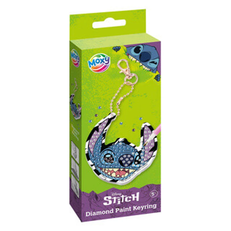 Kreatywny zestaw DIY, stwórz własny brelok z techniką malowania diamentami, Disney Lilo i Stich: ceny i cechy