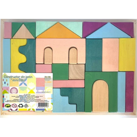 Set hecho a mano, Mini Didu Constructor de Madera