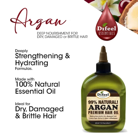 Ulei de par Argan x 75 ml, Difeel