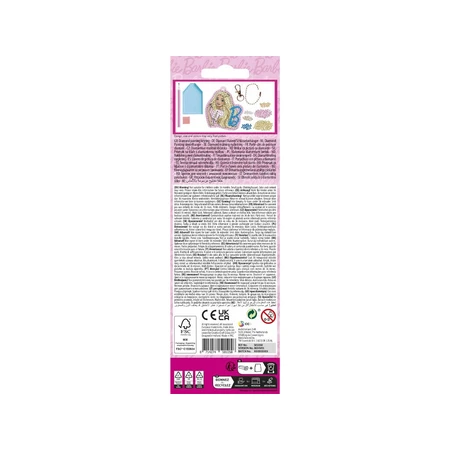 Set creativo DIY, Crea tu propio llavero con la técnica de pintura de diamantes, Barbie
