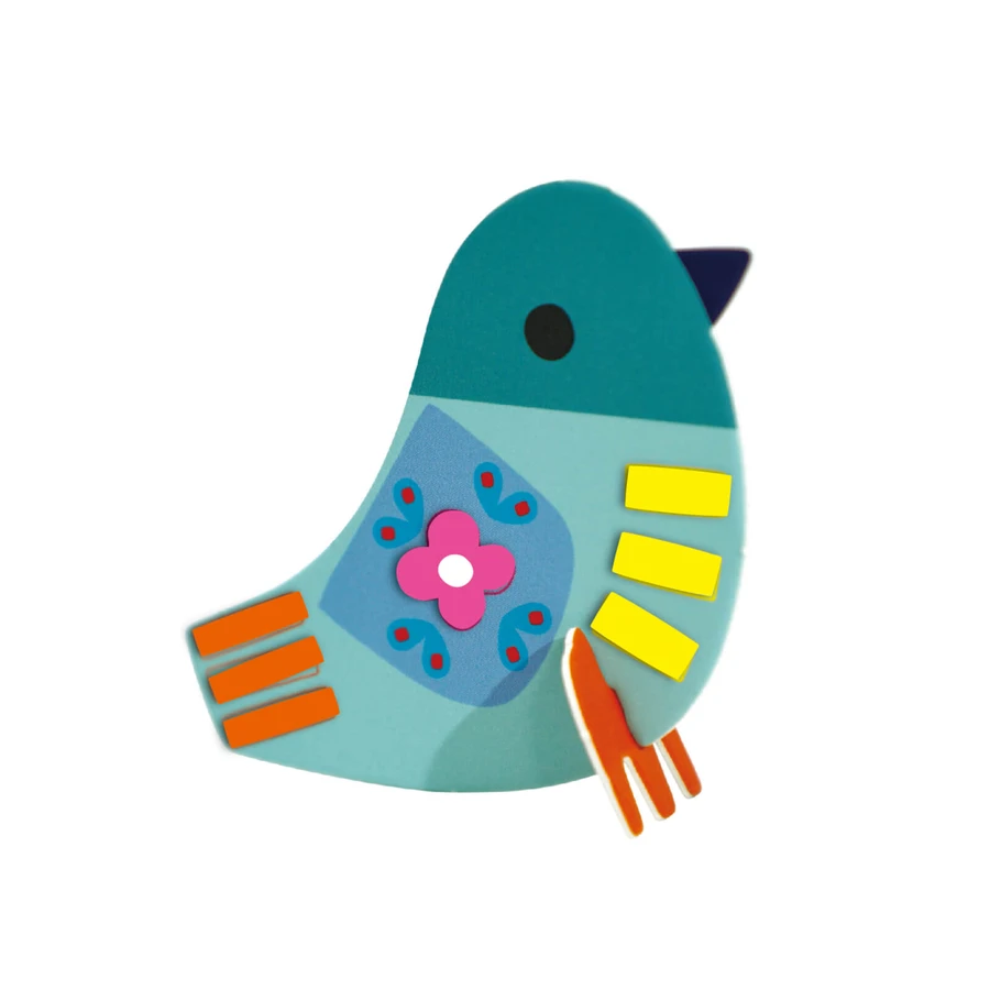 Joc creativ Stick'N'Play cu scene 3D si stickere repozitionabile - Gradina Secreta