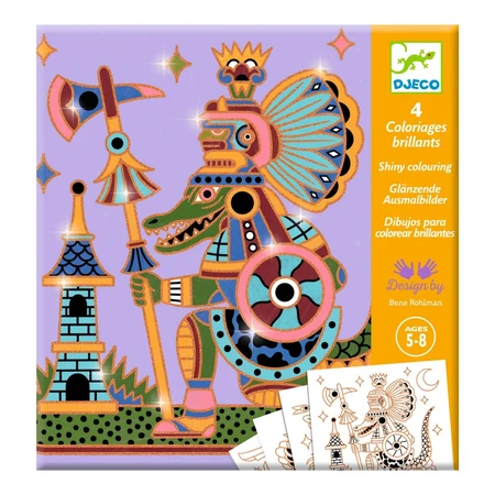 Creative coloring game Warring Animals, Djeco