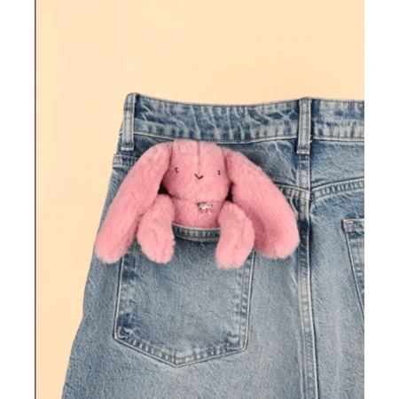 Breloc/accesoriu Doudou® - iepuras, 18 cm