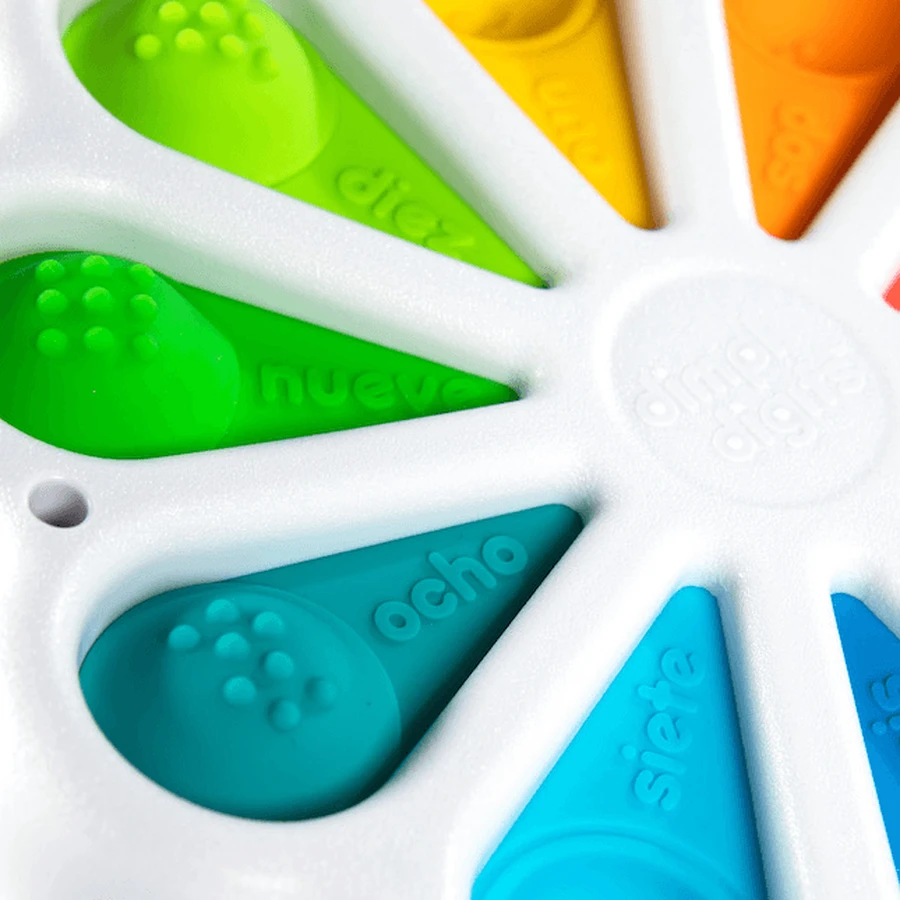 Dimpl Digits - Jouet sensoriel avec bulles de chiffres en silicone