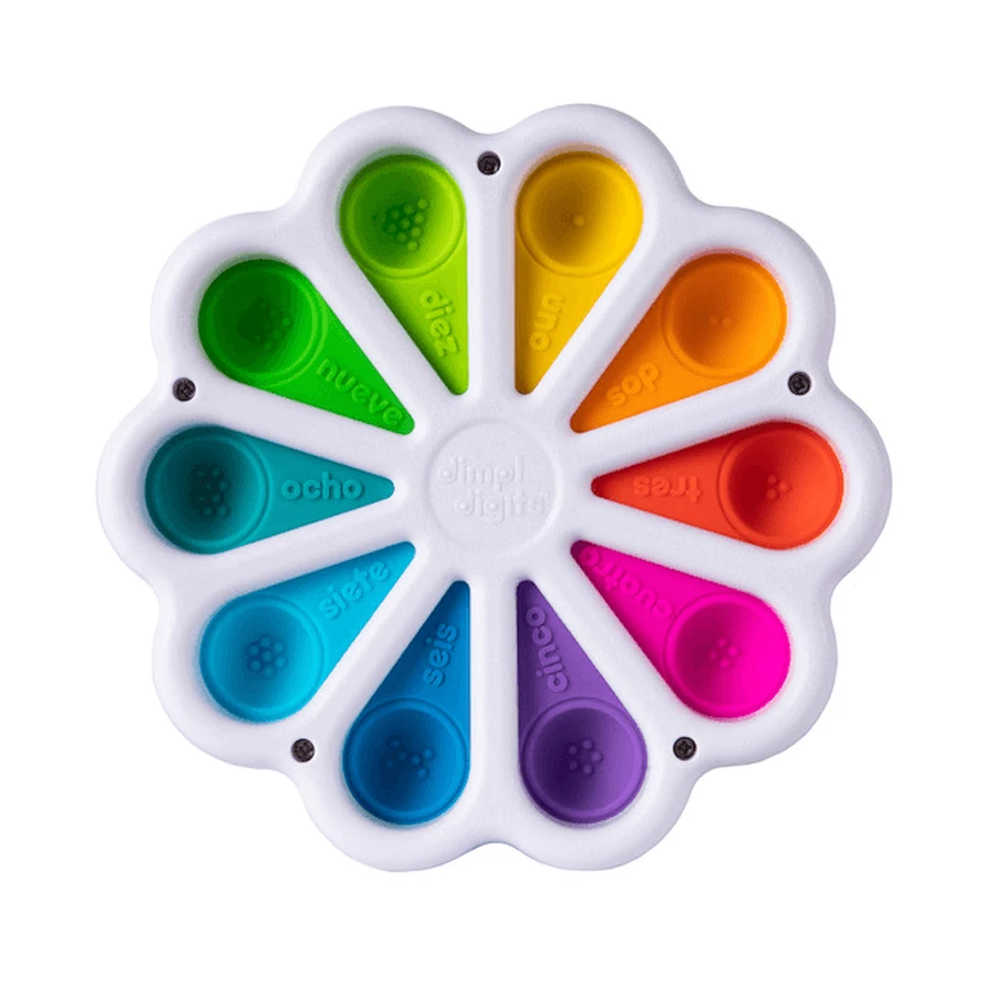 Dimpl Digits - Jouet sensoriel avec bulles de chiffres en silicone